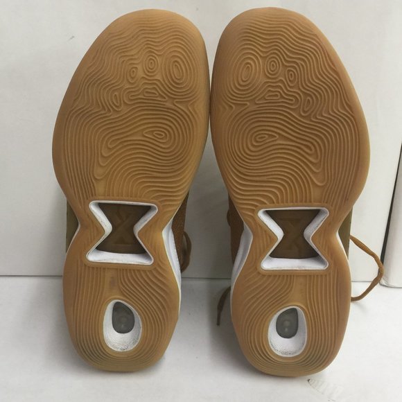 Sneakers Shoes Nike PG 5 Paul George Metallic Gold Wheat Basketball 11.5 - Picture 13 of 16